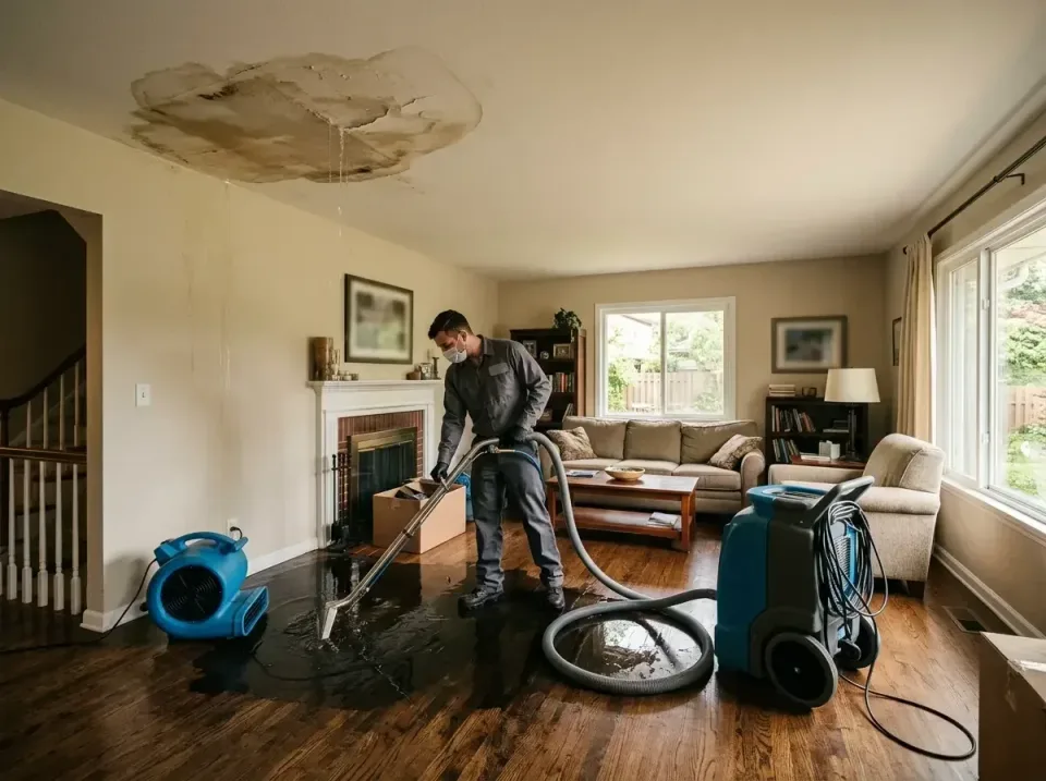 attic-pipe-burst-ceiling-drip-008 — frequently asked questions, Water Damage Restoration & Carpet Care in Grayslake, IL